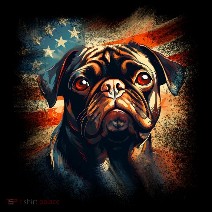 American Pug Flatbill Hat