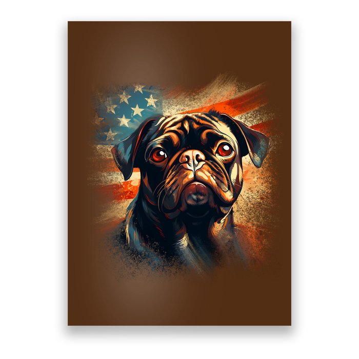 American Pug Poster