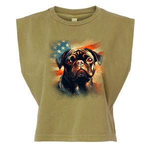 American Pug Garment-Dyed Women's Muscle Tee