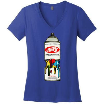 Alief Paint Women's V-Neck T-Shirt