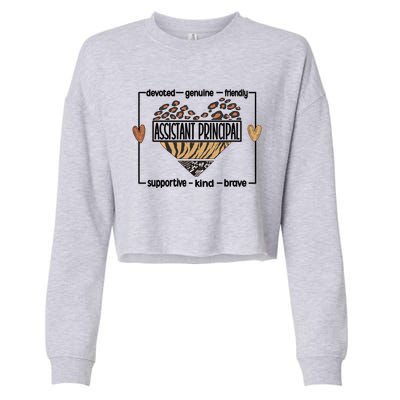 Assistant Principal Appreciation Assistant Principals Cool Gift Cropped Pullover Crew