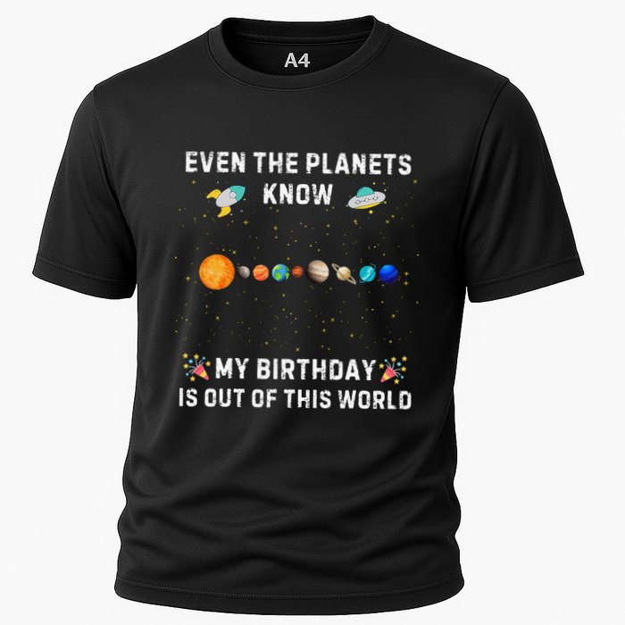 Astrological Planetary Alignment Birthday Funny Gift Cooling Performance Crew T-Shirt