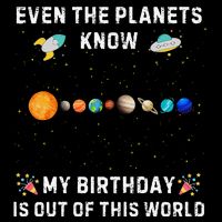 Astrological Planetary Alignment Birthday Funny Gift Cooling Performance Crew T-Shirt