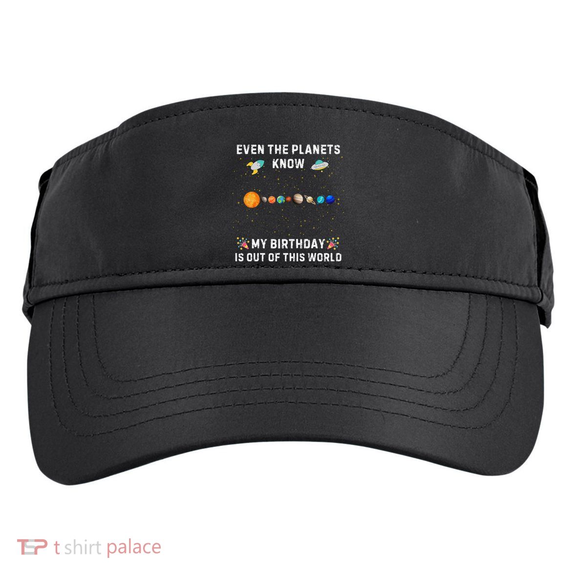 Astrological Planetary Alignment Birthday Funny Gift Adult Drive Performance Visor