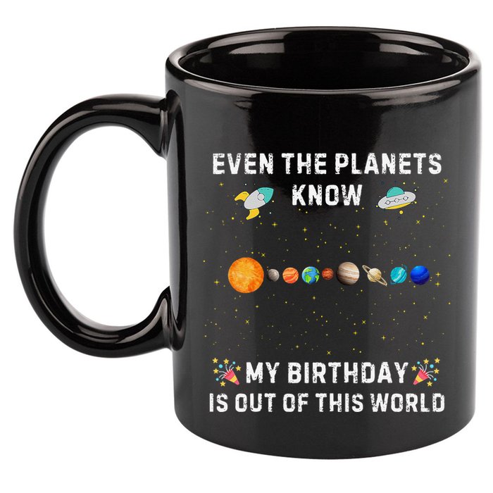 Astrological Planetary Alignment Birthday Funny Gift 11oz C Handle Ceramic Mug