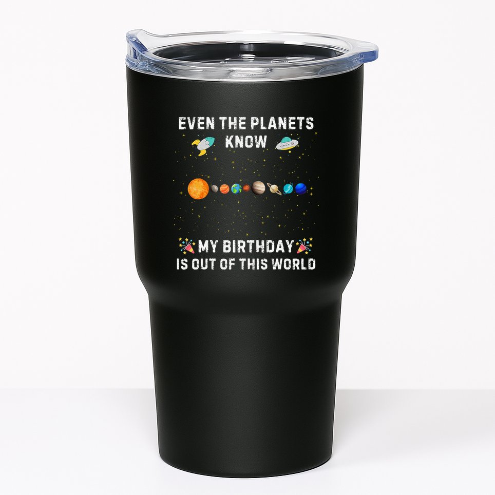 Astrological Planetary Alignment Birthday Funny Gift Tumbler