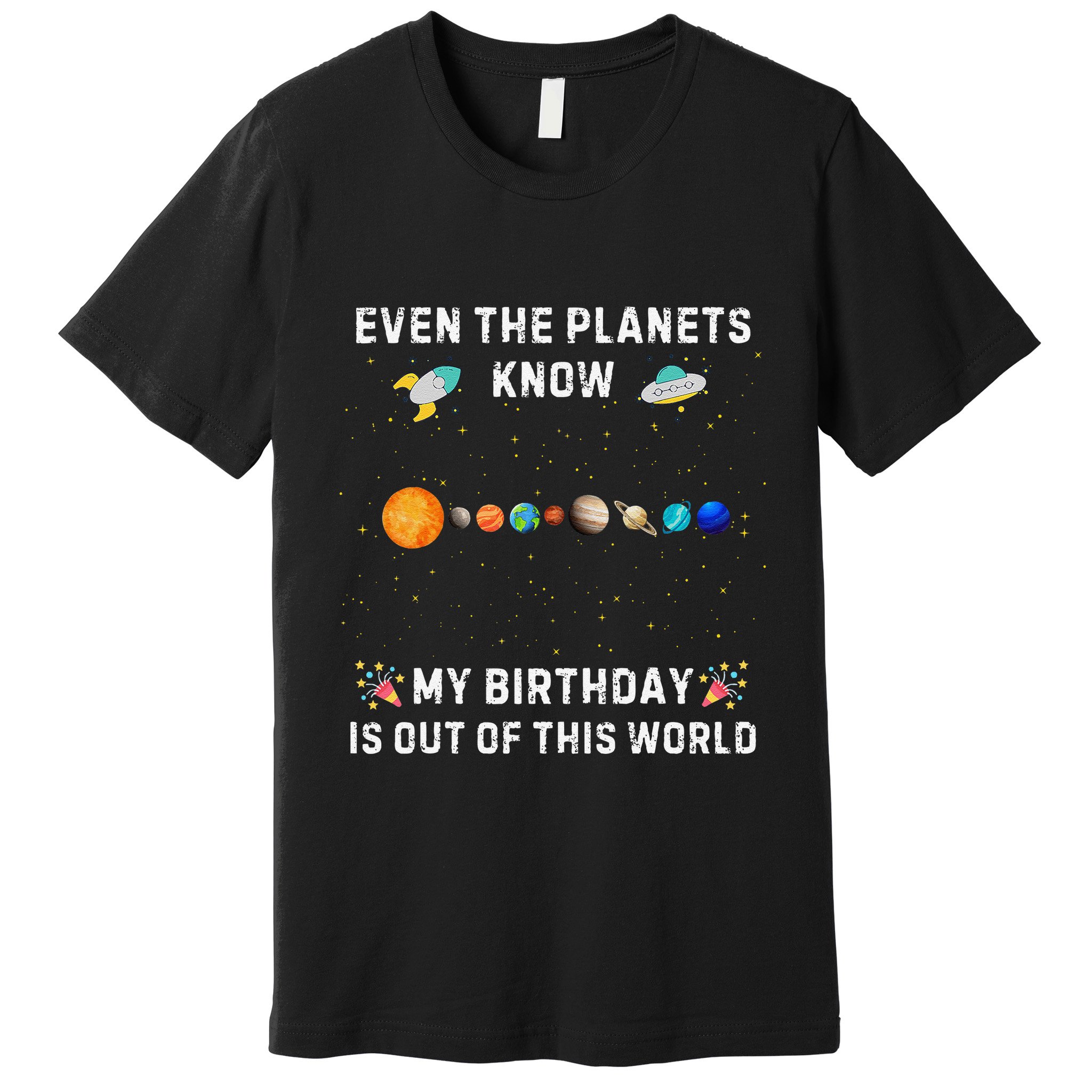 Astrological Planetary Alignment Birthday Funny Gift Premium T-Shirt