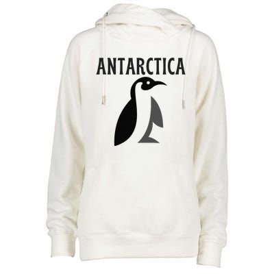 Antarctica Penguins Antarctic Travel Womens Funnel Neck Pullover Hood