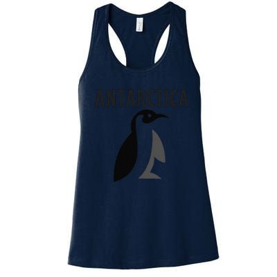 Antarctica Penguins Antarctic Travel Women's Racerback Tank