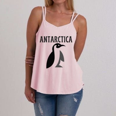 Antarctica Penguins Antarctic Travel Women's Strappy Tank