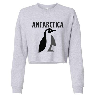 Antarctica Penguins Antarctic Travel Cropped Pullover Crew