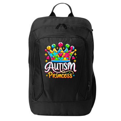 Autism Princess Autism Awareness Queen Girl City Backpack
