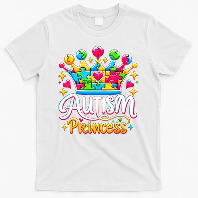 Autism Princess Autism Awareness Queen Girl T-Shirt