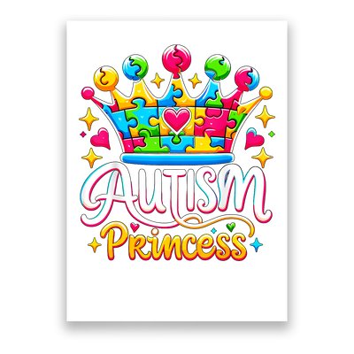 Autism Princess Autism Awareness Queen Girl Poster