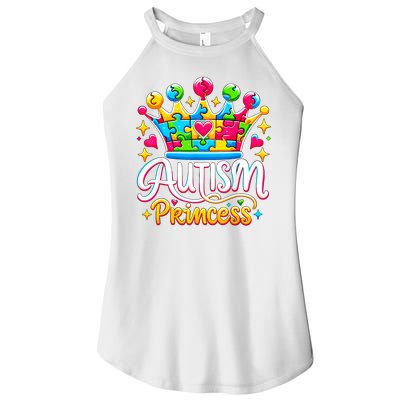 Autism Princess Autism Awareness Queen Girl Women's Perfect Tri Rocker Tank