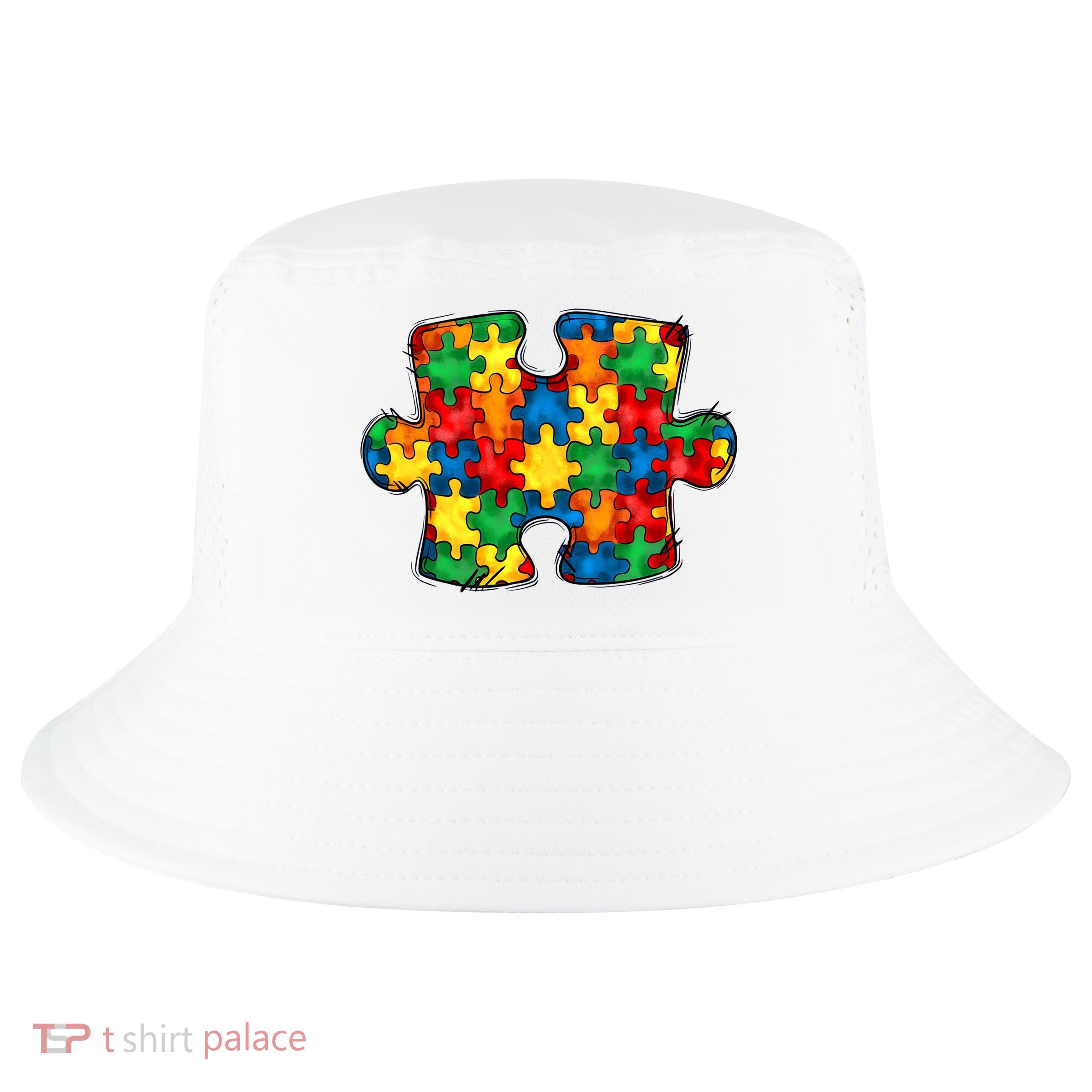 Autism Puzzle Autism Awareness Month Cool Comfort Performance Bucket Hat