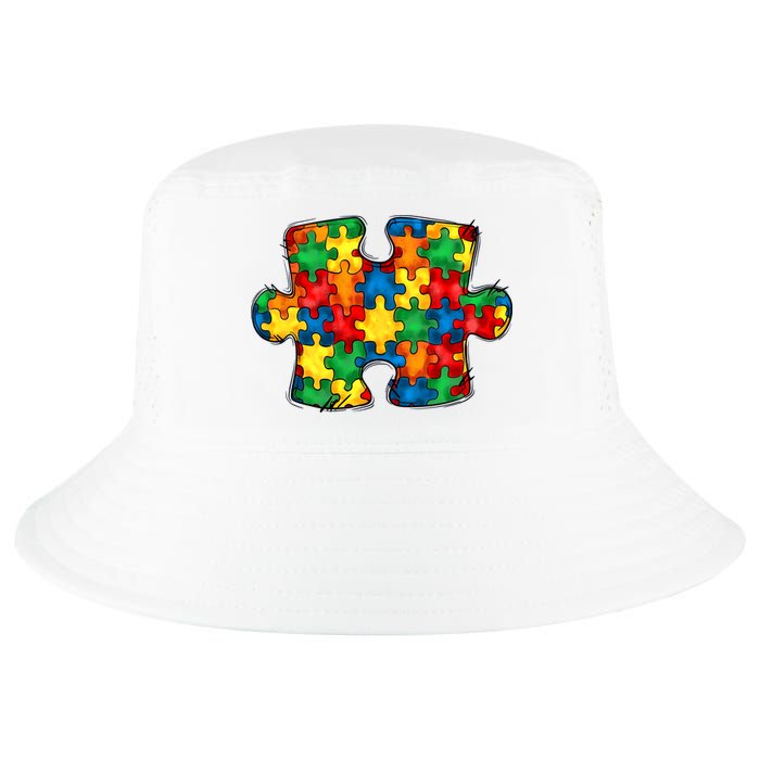 Autism Puzzle Autism Awareness Month Cool Comfort Performance Bucket Hat