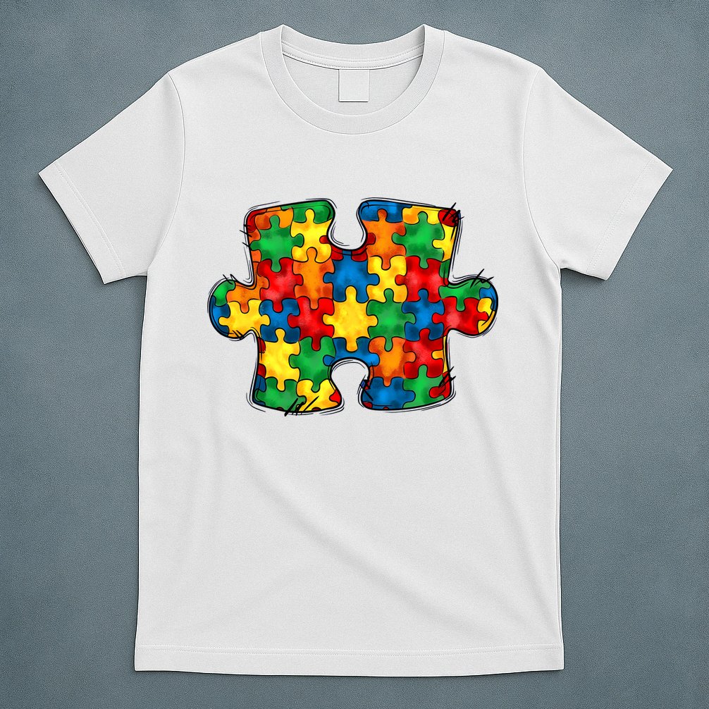 Autism Puzzle Autism Awareness Month T-Shirt