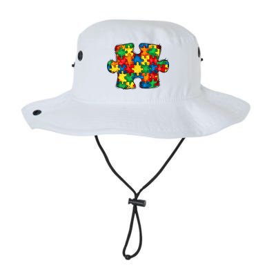 Autism Puzzle Autism Awareness Month Bucket Hat