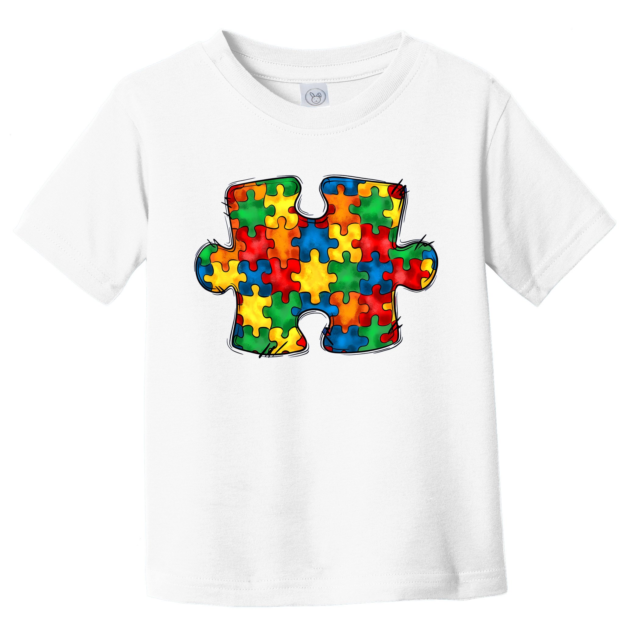 Autism Puzzle Autism Awareness Month Toddler T-Shirt