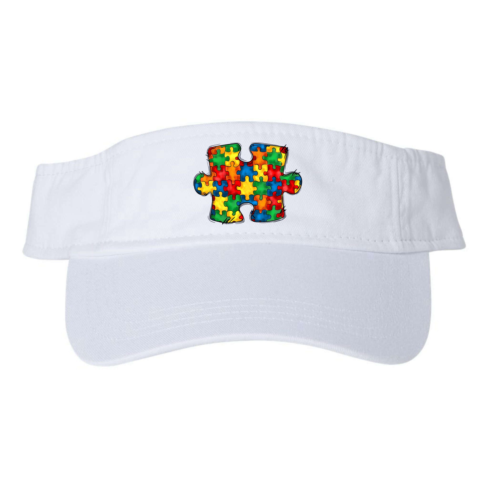 Autism Puzzle Autism Awareness Month Visor