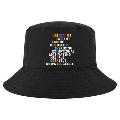 Assistant Principal Appreciation School Assistant Principal Great Gift Cool Comfort Performance Bucket Hat