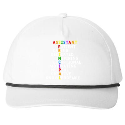 Assistant Principal Appreciation School Assistant Principal Great Gift Snapback Five-Panel Rope Hat