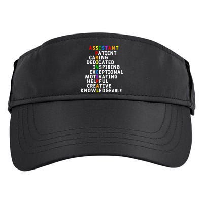 Assistant Principal Appreciation School Assistant Principal Great Gift Adult Drive Performance Visor