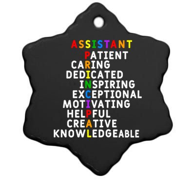 Assistant Principal Appreciation School Assistant Principal Great Gift Ceramic Star Ornament