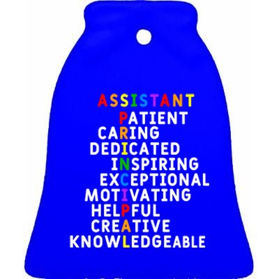 Assistant Principal Appreciation School Assistant Principal Great Gift Ceramic Bell Ornament