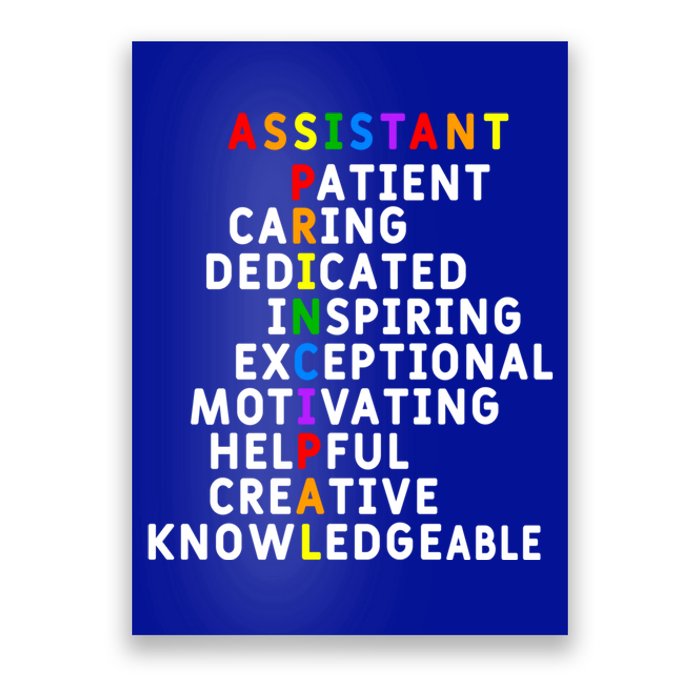 Assistant Principal Appreciation School Assistant Principal Great Gift Poster