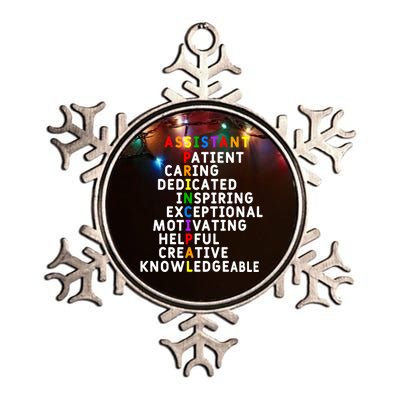 Assistant Principal Appreciation School Assistant Principal Great Gift Metallic Star Ornament