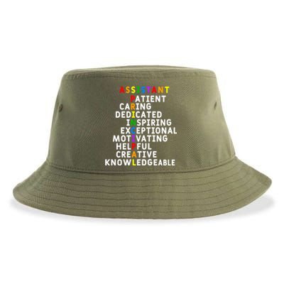 Assistant Principal Appreciation School Assistant Principal Great Gift Sustainable Bucket Hat