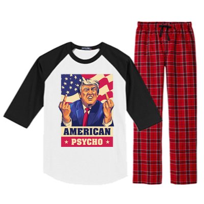 American Psycho Raglan Sleeve Pajama Set