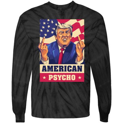 American Psycho Tie-Dye Long Sleeve Shirt