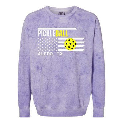 Aledo Pickleball Colorblast Crewneck Sweatshirt