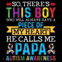 Autism Papa Autism Awareness Support Autism Motivational Wool Snapback Cap