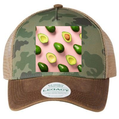 Avocado Pattern Legacy Tie Dye Trucker Hat