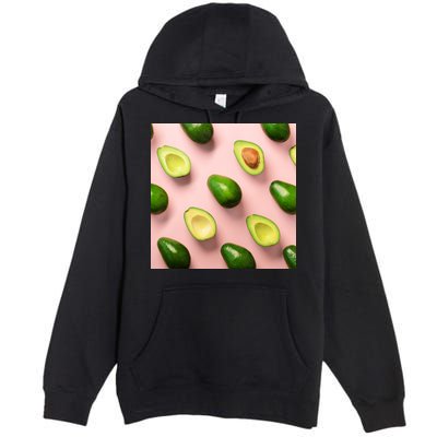 Avocado Pattern Premium Pullover Hoodie