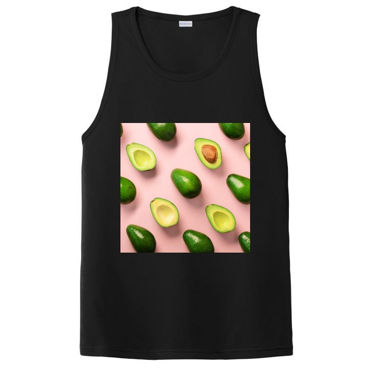 Avocado Pattern PosiCharge Competitor Tank