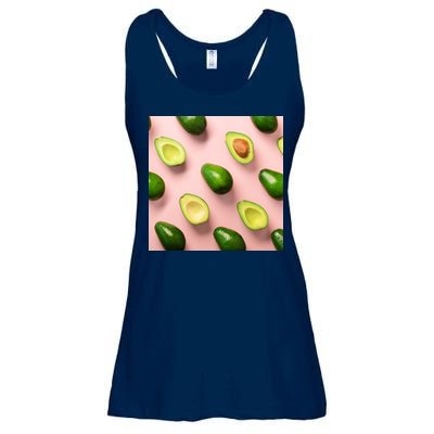 Avocado Pattern Ladies Essential Flowy Tank