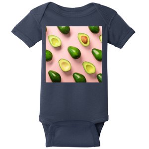 Avocado Pattern Baby Bodysuit