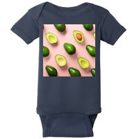 Avocado Pattern Baby Bodysuit