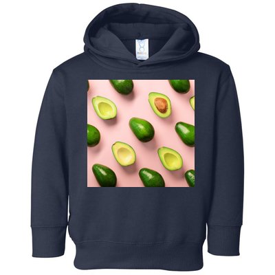 Avocado Pattern Toddler Hoodie