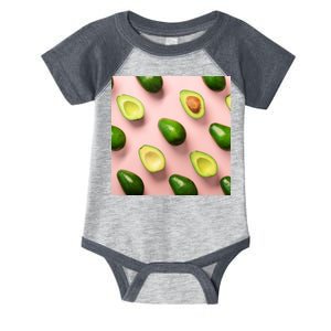 Avocado Pattern Infant Baby Jersey Bodysuit