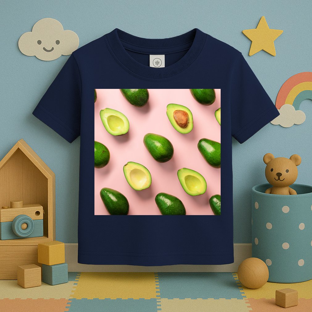 Avocado Pattern Toddler T-Shirt