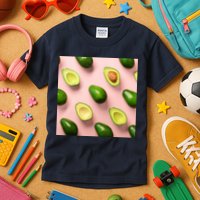 Avocado Pattern Kids T-Shirt