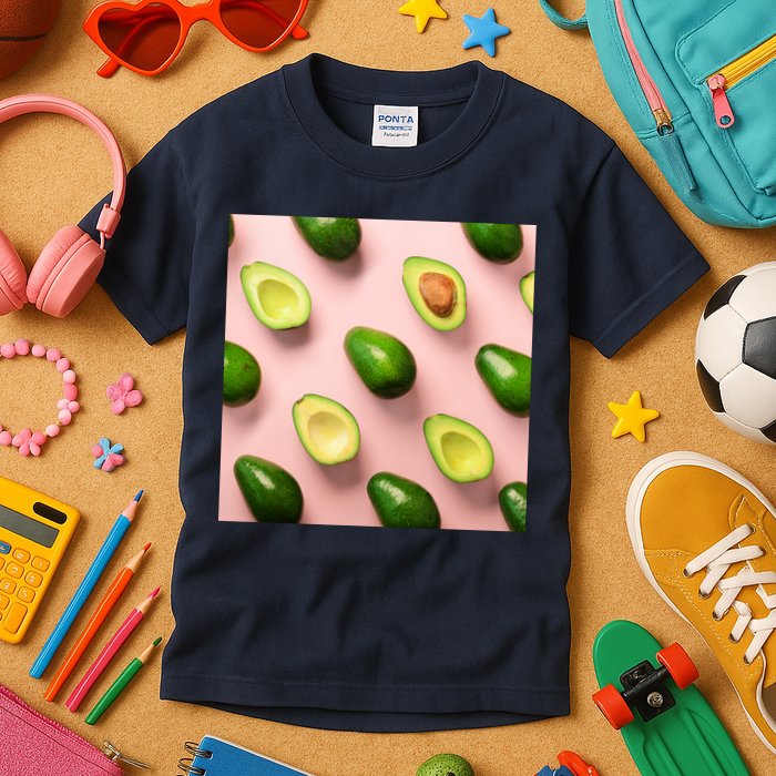 Avocado Pattern Kids T-Shirt