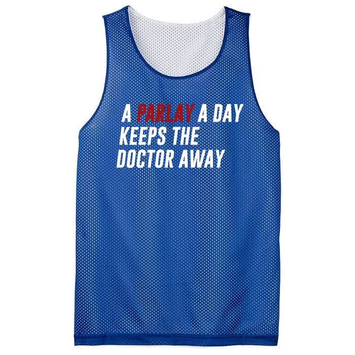 A Parlay A Day Funny Gambling Sports Betting Mesh Reversible Basketball Jersey Tank