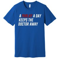 A Parlay A Day Funny Gambling Sports Betting Premium T-Shirt